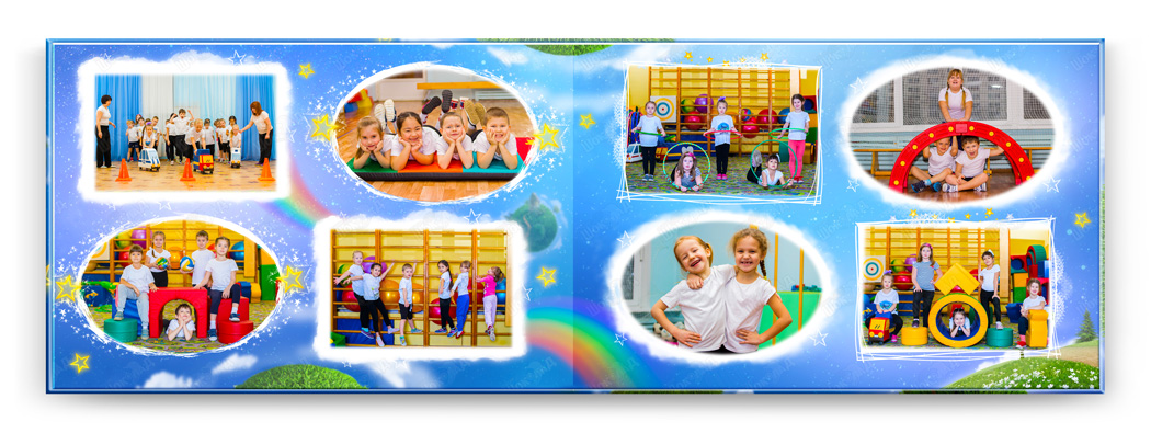 Выпускной альбом звездный спортивный