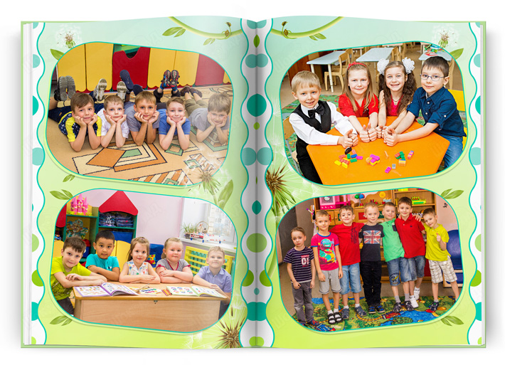 Выпускная книга для детского сада с репортажем