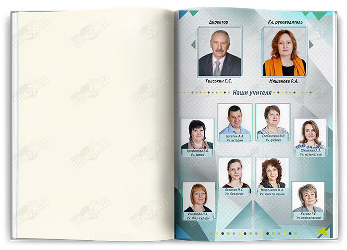 Альбом выпускных классов - преподаватели