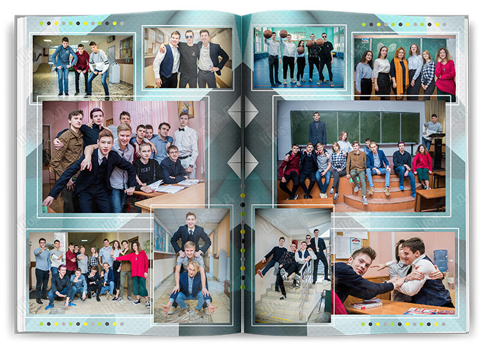 Альбом выпускных классов журнал 40 страниц