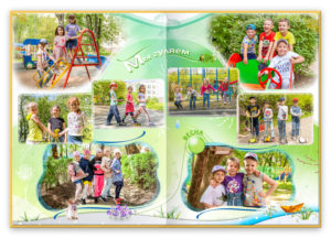 Выпускной альбом времена года прогулка