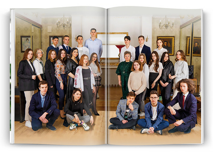 9 выпускной альбом минимализм журнал общее фото