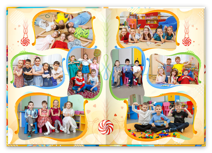 Альбом выпускника наслаждение групповой разворот