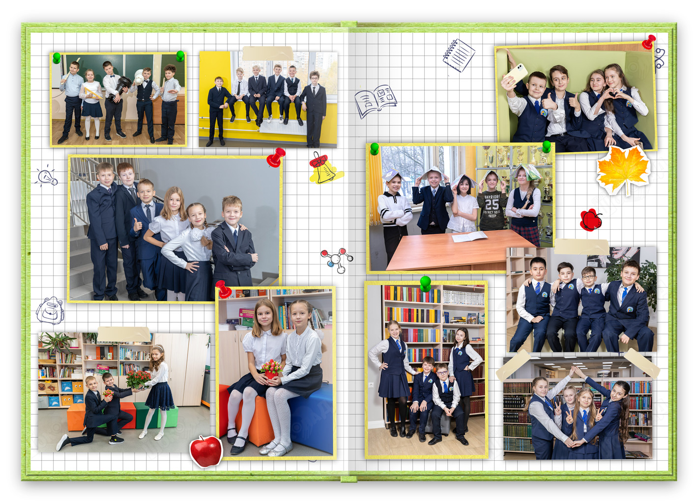 4 разворот Клеточки