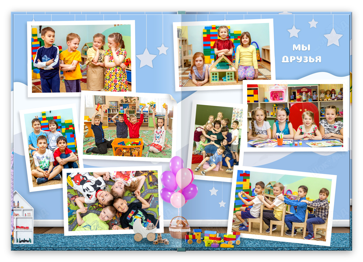 выпускной альбом Детский для садика