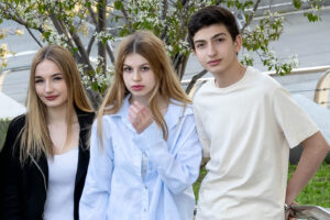 уличная съемка для выпускного альбома 9 класса