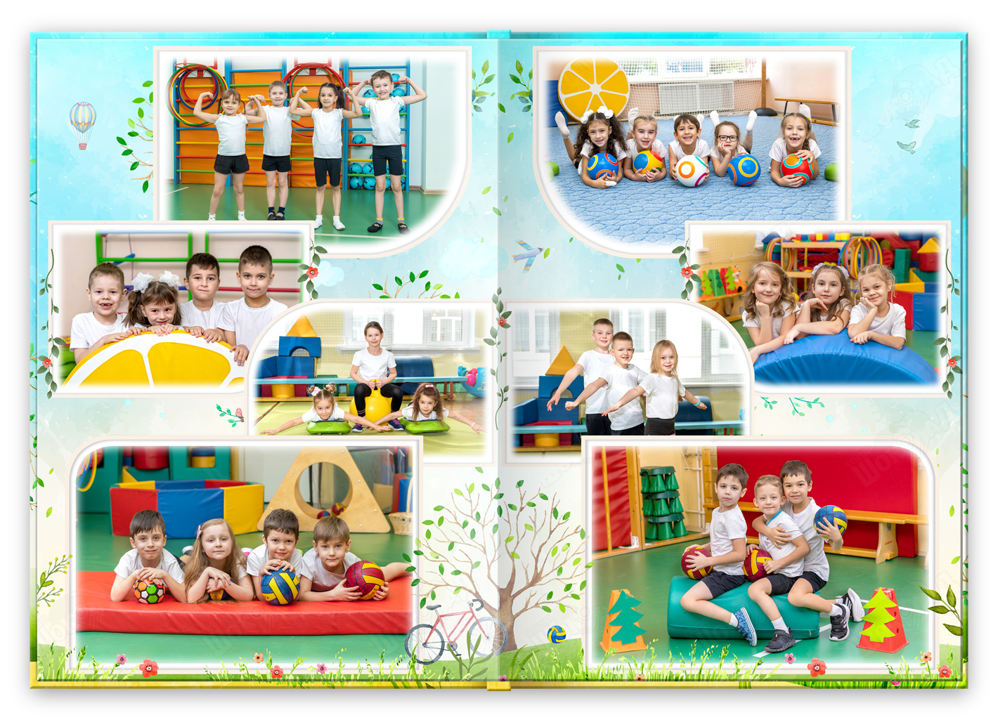 выпускная кига для сада радость 2024 спортзал