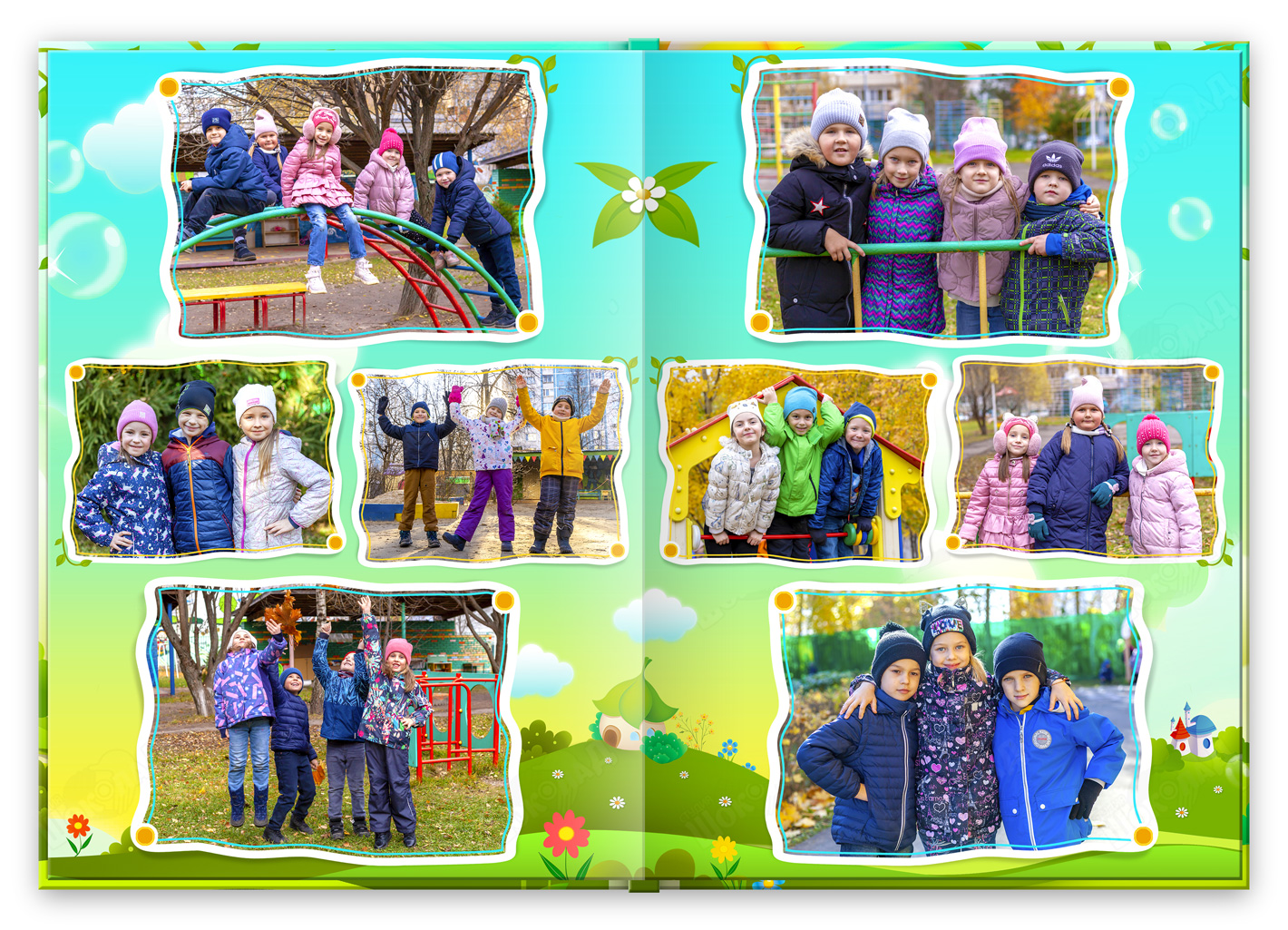 выпускной альбом сада сказка прогулка 2