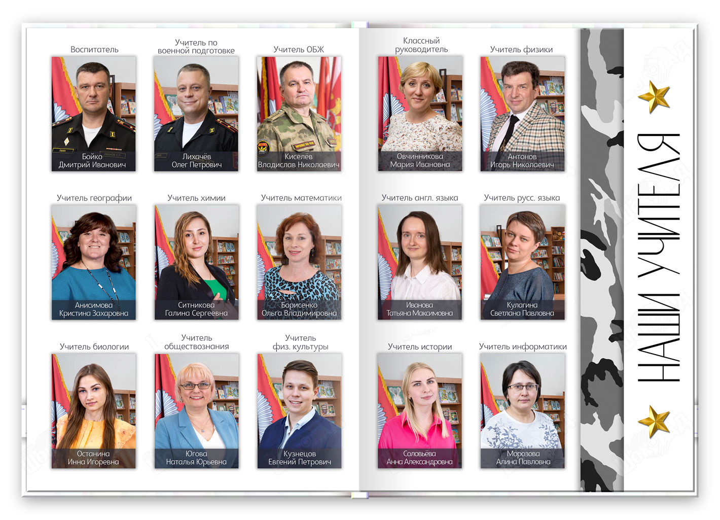 Кадеты альбом выпускника педагоги