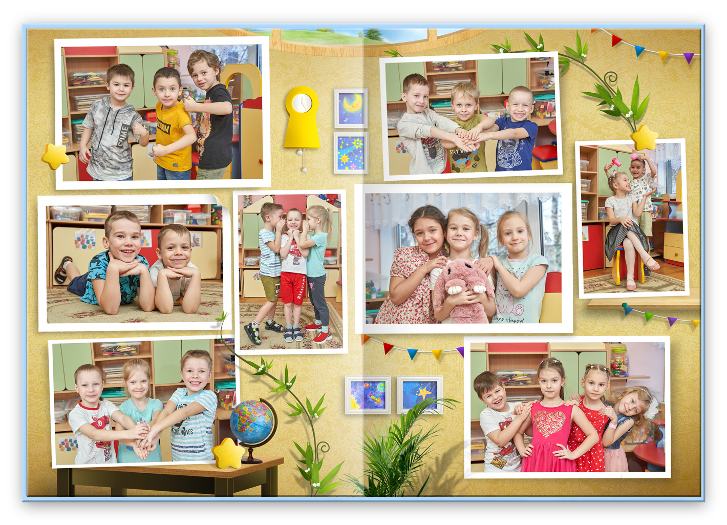 фотоальбом выпускника сада звездный (6)
