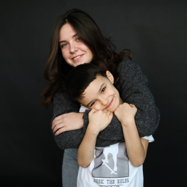 семейная студийная фотосессия